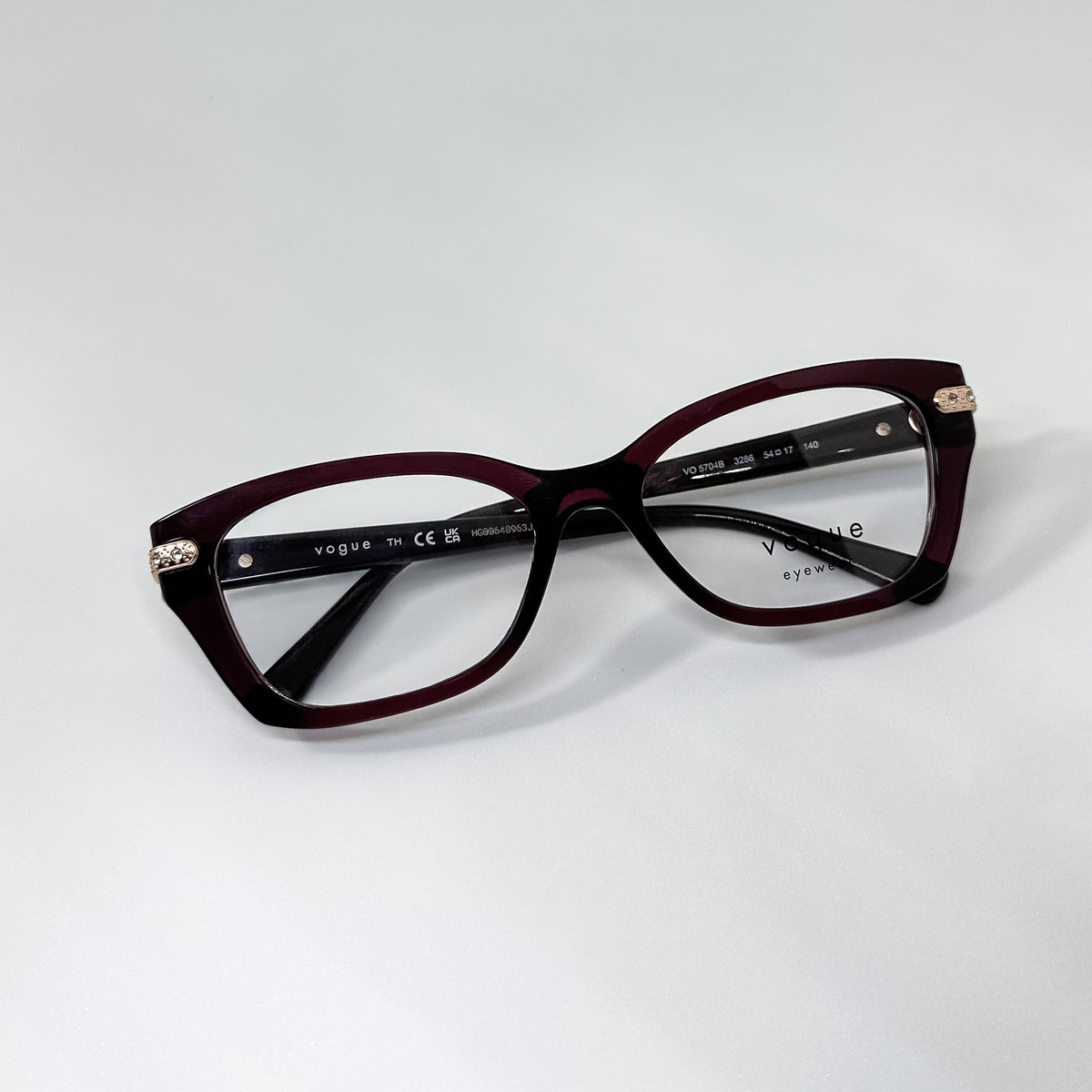 Vogue eyewear Acetato vinotinto