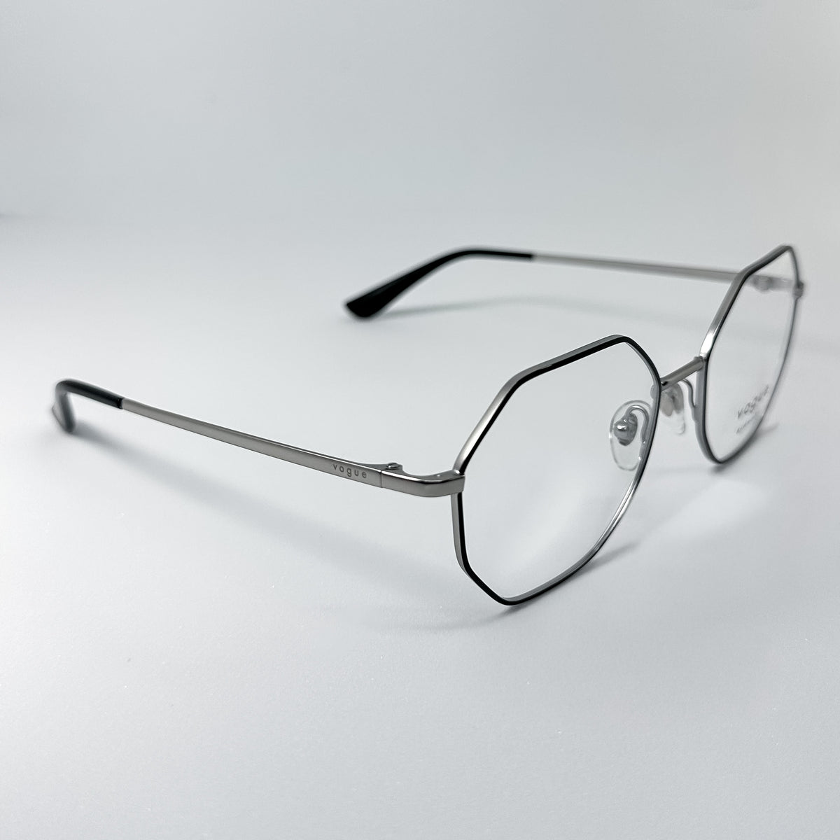 Vogue eyewear / negra-plateada - metálica