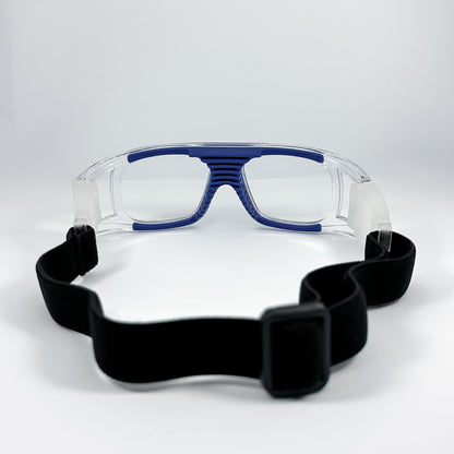 Montura de Protección Deportiva/ Transparente-Azul