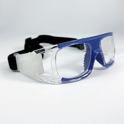 Montura de Protección Deportiva/ Transparente-Azul