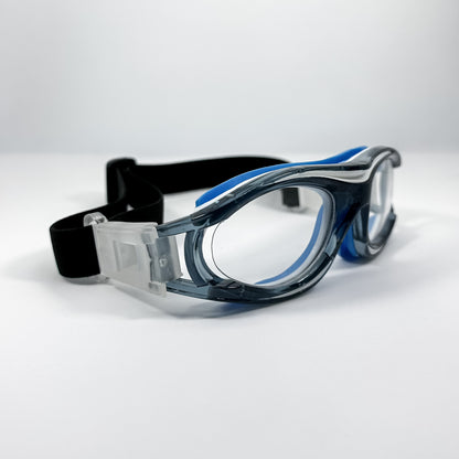 Montura de Protección Deportiva/ Traslúcida Azul