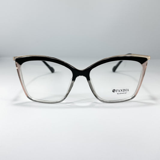 FANDIA EYEWEAR / acetato - negra-rosa