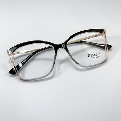 FANDIA EYEWEAR / acetato - negra-rosa