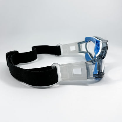 Montura de Protección Deportiva/ Traslúcida Azul